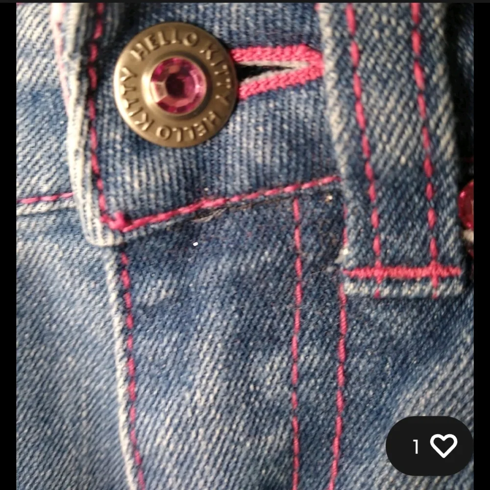 Girls Size 4 Princess Hello Kitty Jeans, Rhinestones, Embroidery Bling Boot Cut